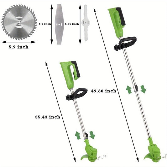 Weed Wacker Battery Operated, 2 * 24V Batteries