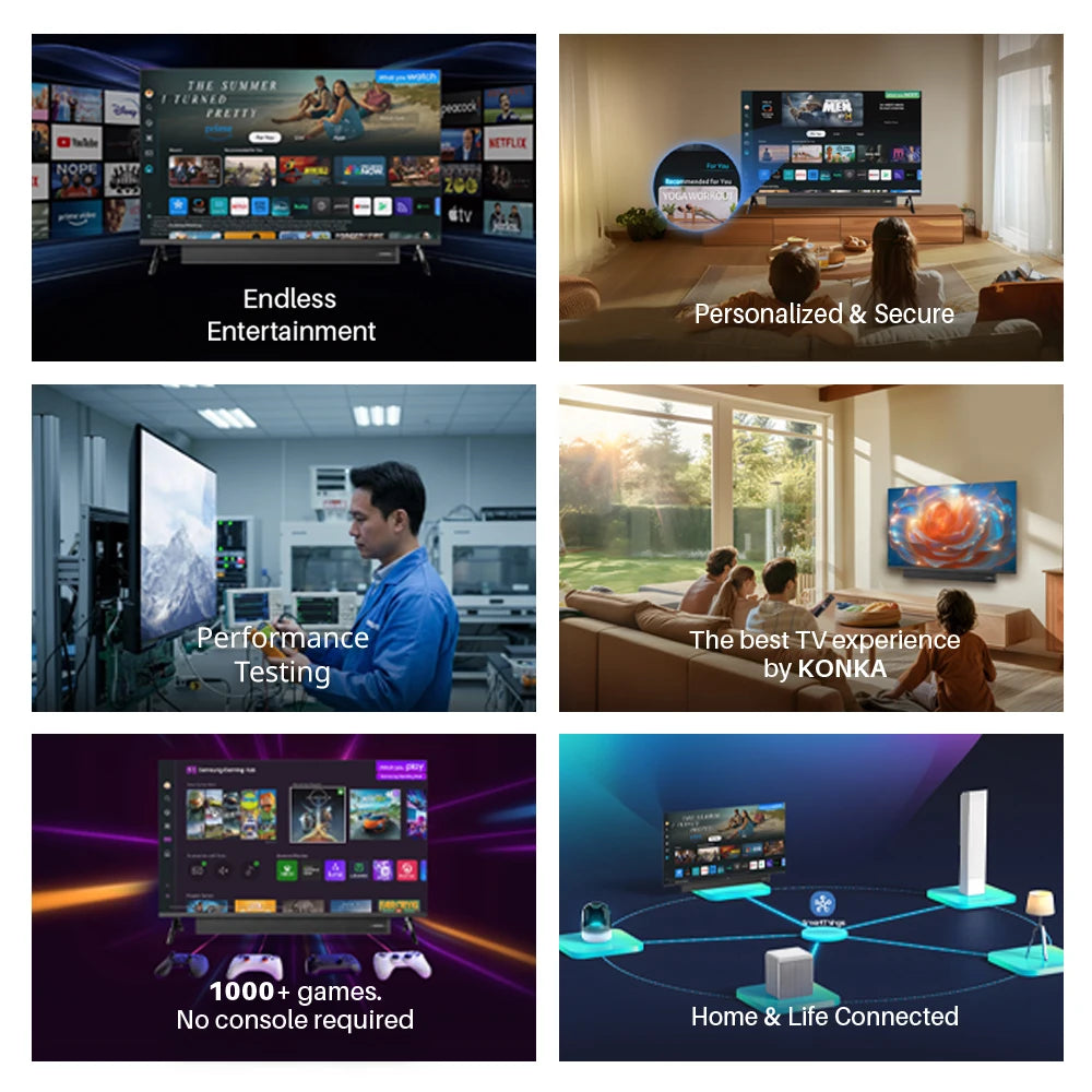 Smart TV Tizen OS Powered By SAMSUNG