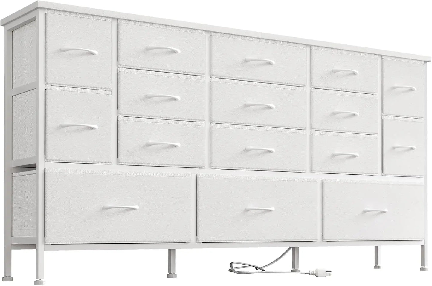 Long Dresser with 16 Large Drawers