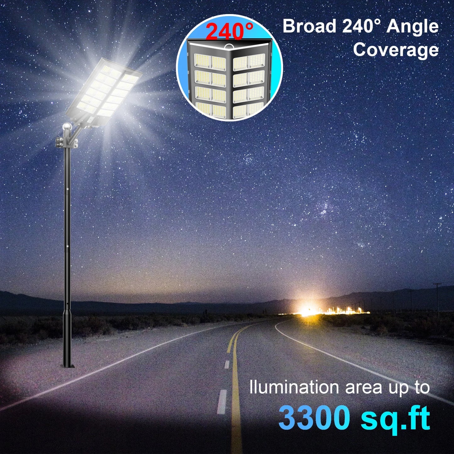 Waterproof Solar Lights Automatically Turn On at Dusk and are Equipped with Motion Sensors.