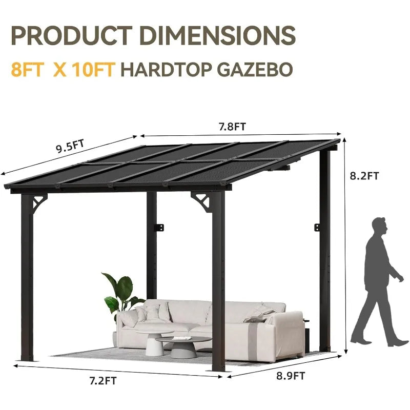 Heavy Duty Mounted Gazebos Pergola