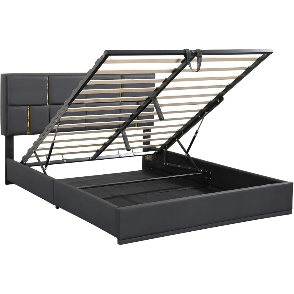 Bedroom Sets with Ottoman Hydraulic Storage Furniture Set