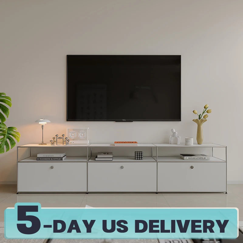 Tv Metal Stand Storage Cabinets