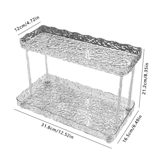 Bathroom Acrylic Vanity Storage Rack
