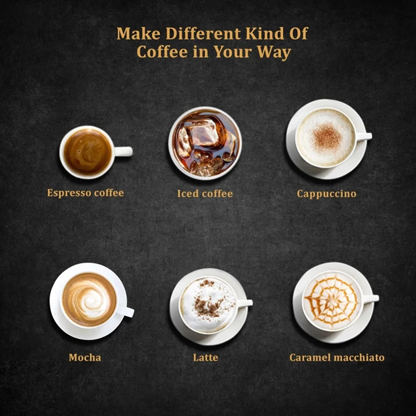 Italian Espresso High-pressure Extraction Froth Coffee Machine