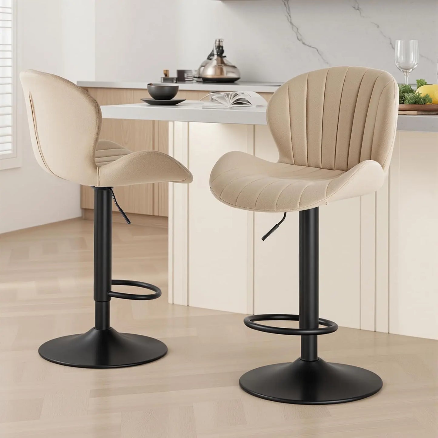 Ergonomic Modern 360° Swivel Dining Chairs