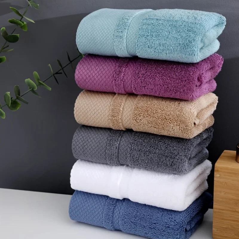 Solid Color Cotton Towels