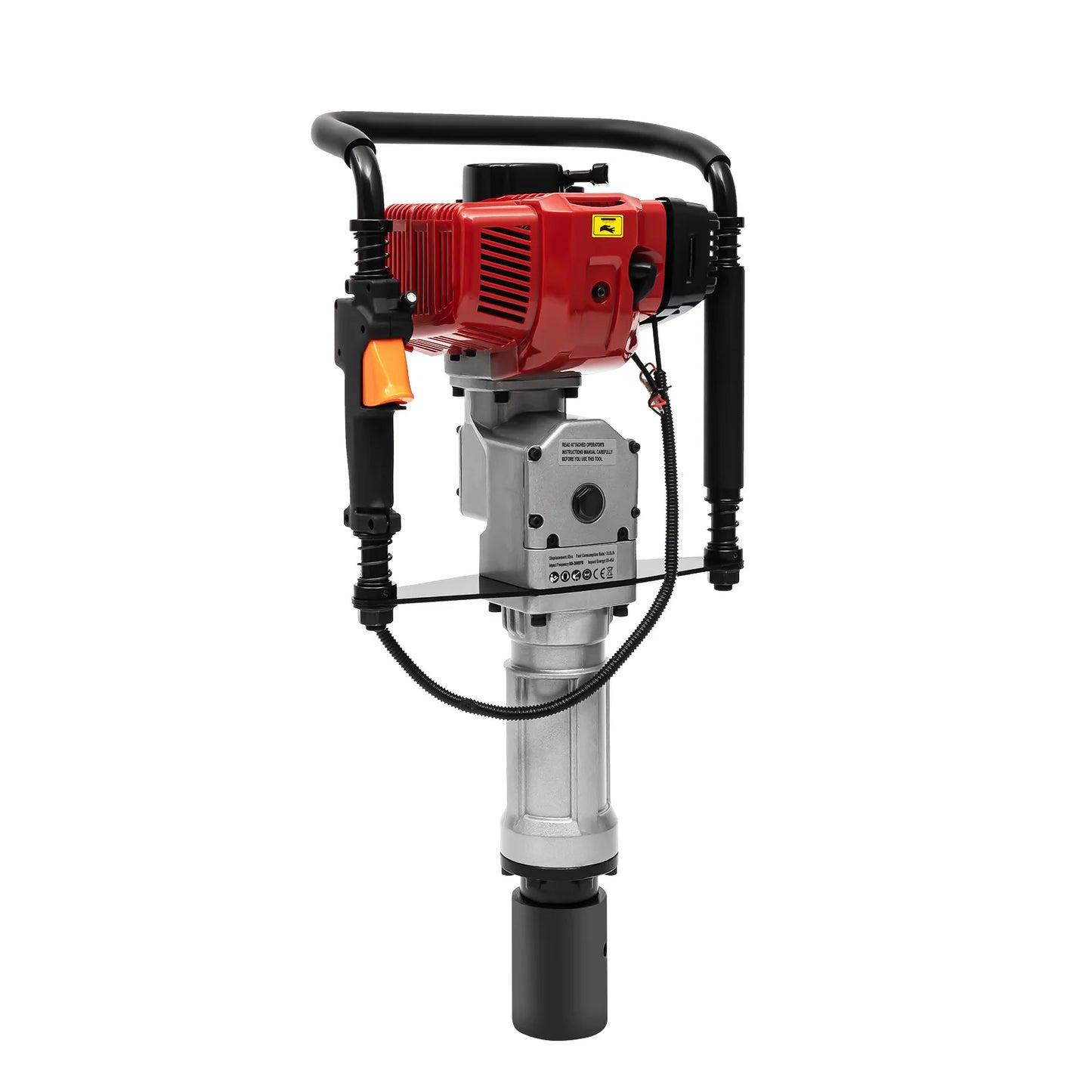 Gas Powered Post Driver with 2-Stroke Quick & Firm Replacement