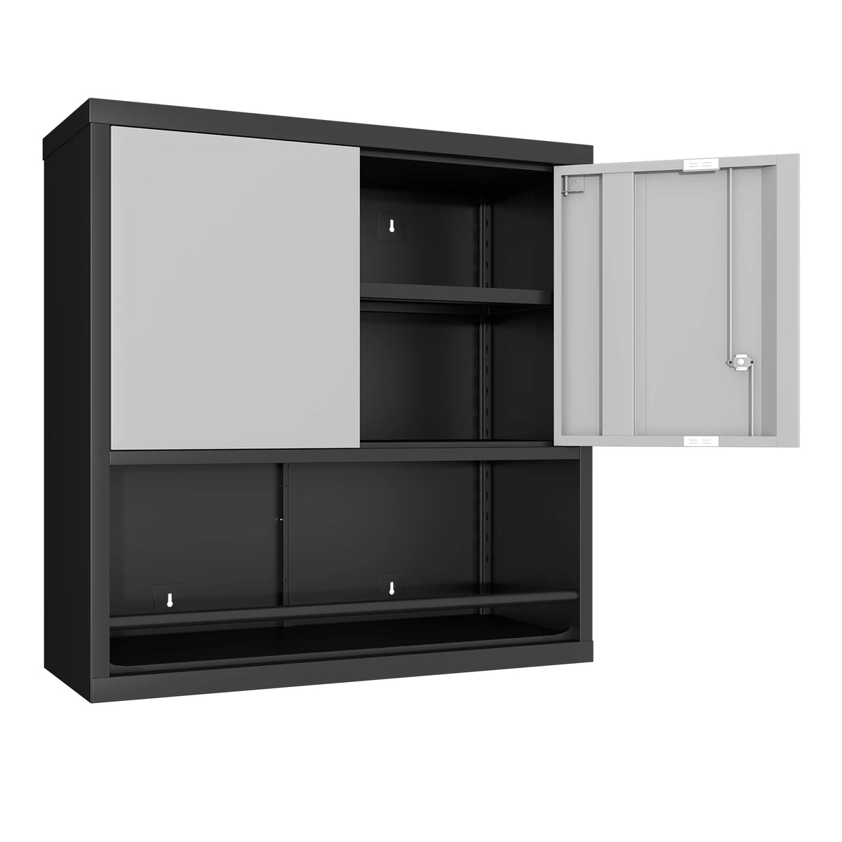 Heavy Duty Wall Mounted Lockable Steel Storage Cabinet