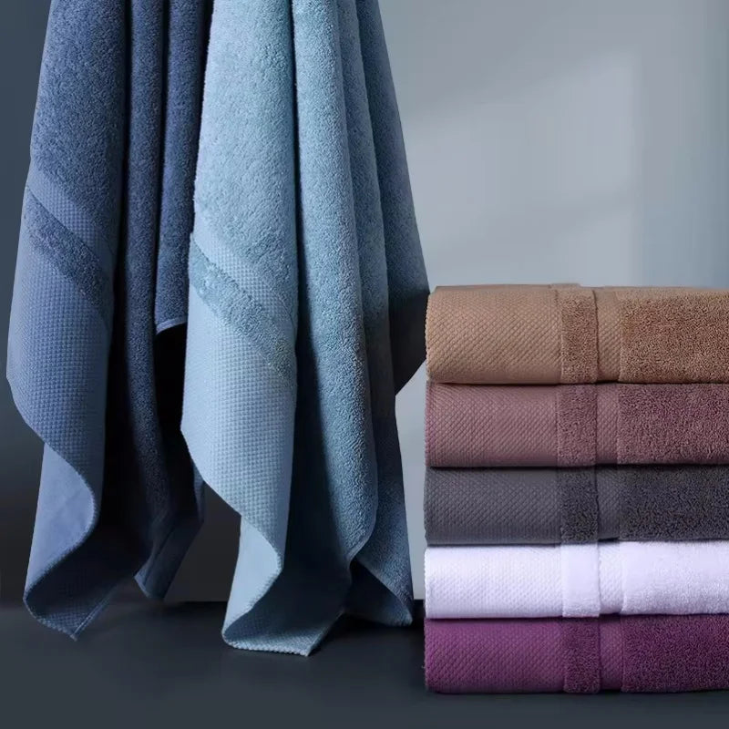 Solid Color Cotton Towels