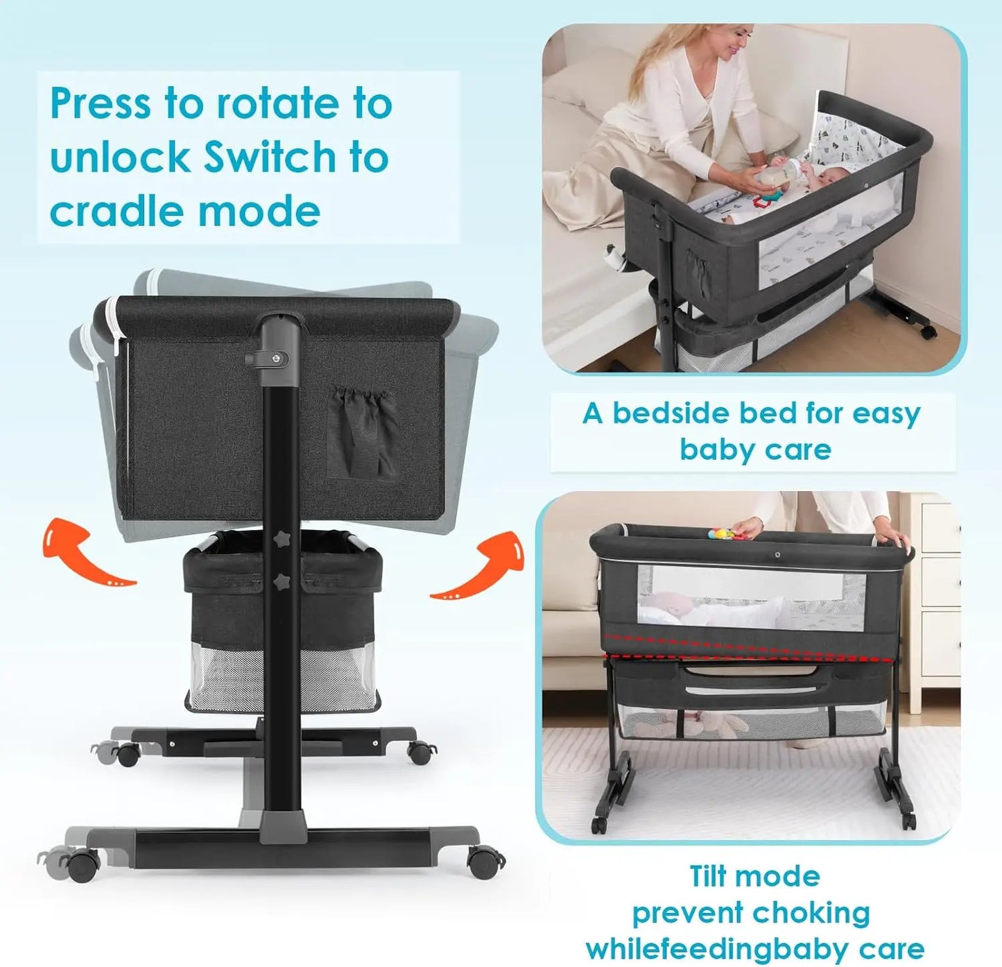 Baby Cradle Bassinet