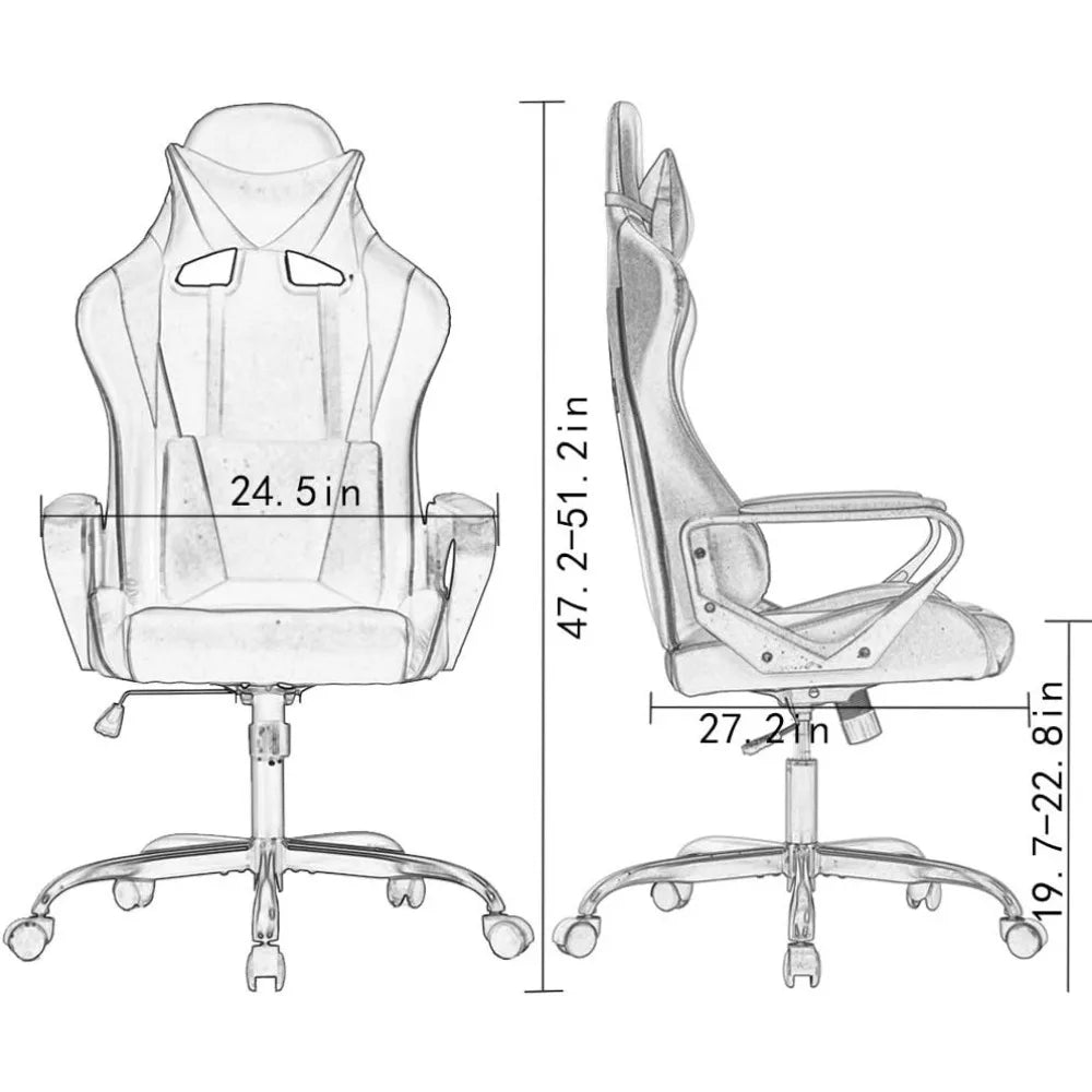 High-Back PC Office Computer Racing Chair
