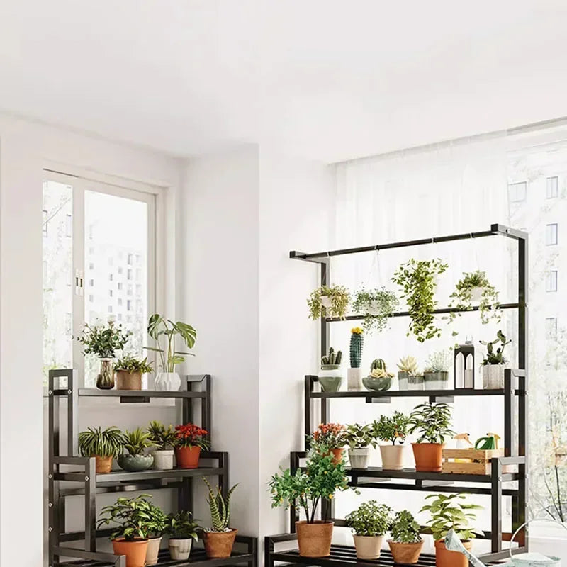 Universal Outdoor Metal Square Plant Rack