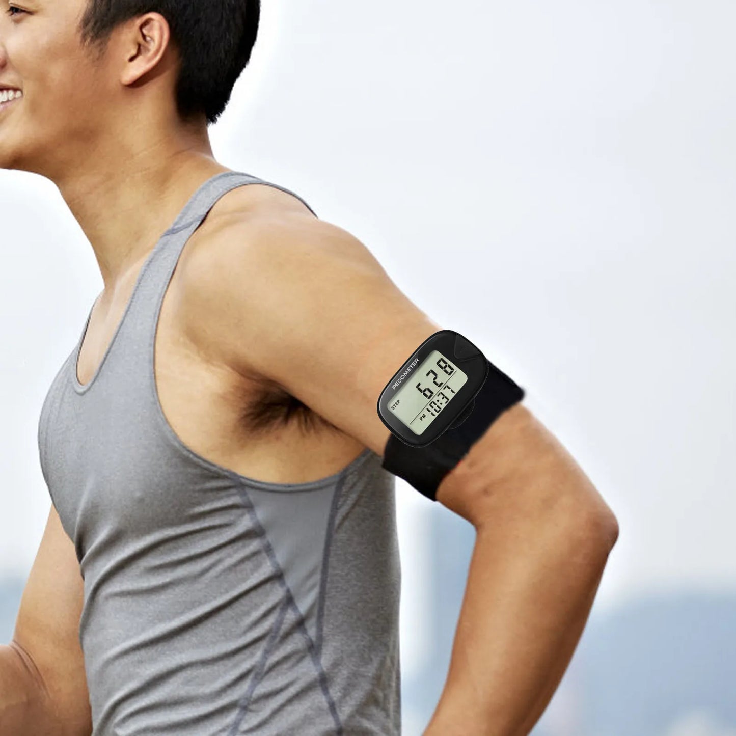 Multifunctional Pedometer With Clip On Step Counter