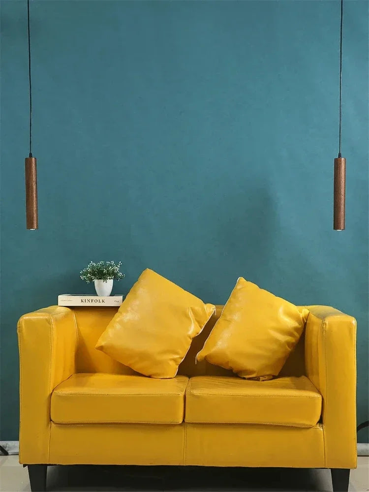 Modern Minimalist Wooden LED Pendant Light