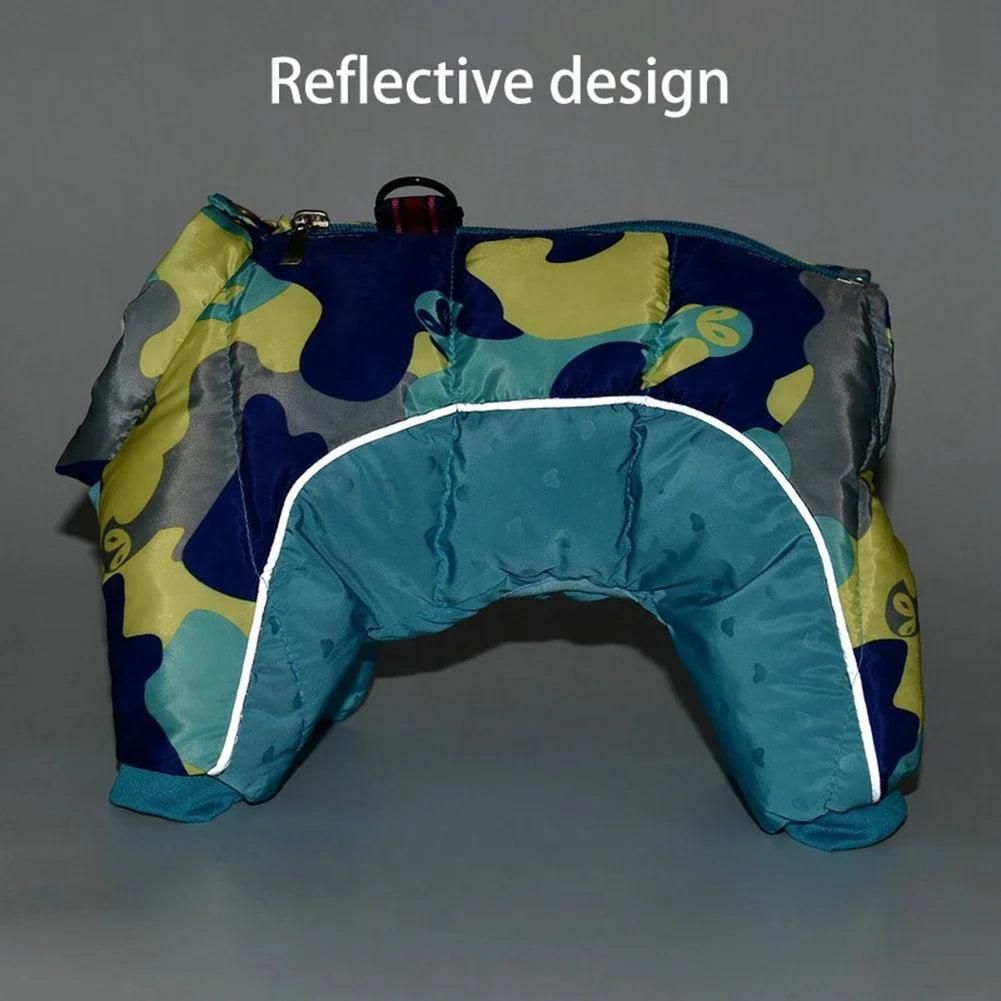 Full-body Small Dog Coat Warmer Jacket