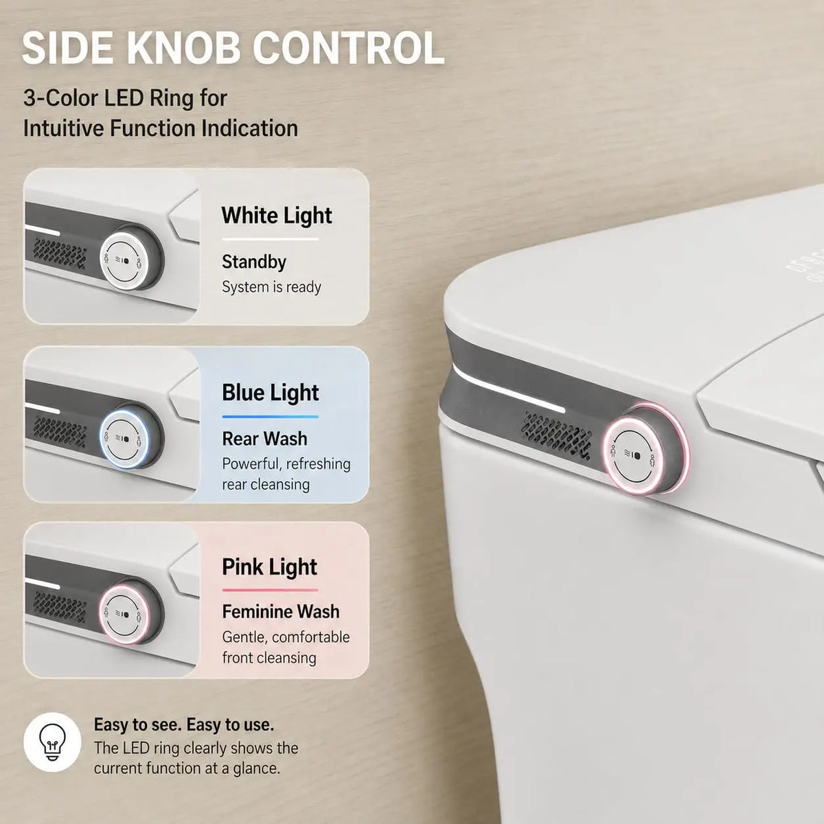 Smart Toilet With Built In Bidet