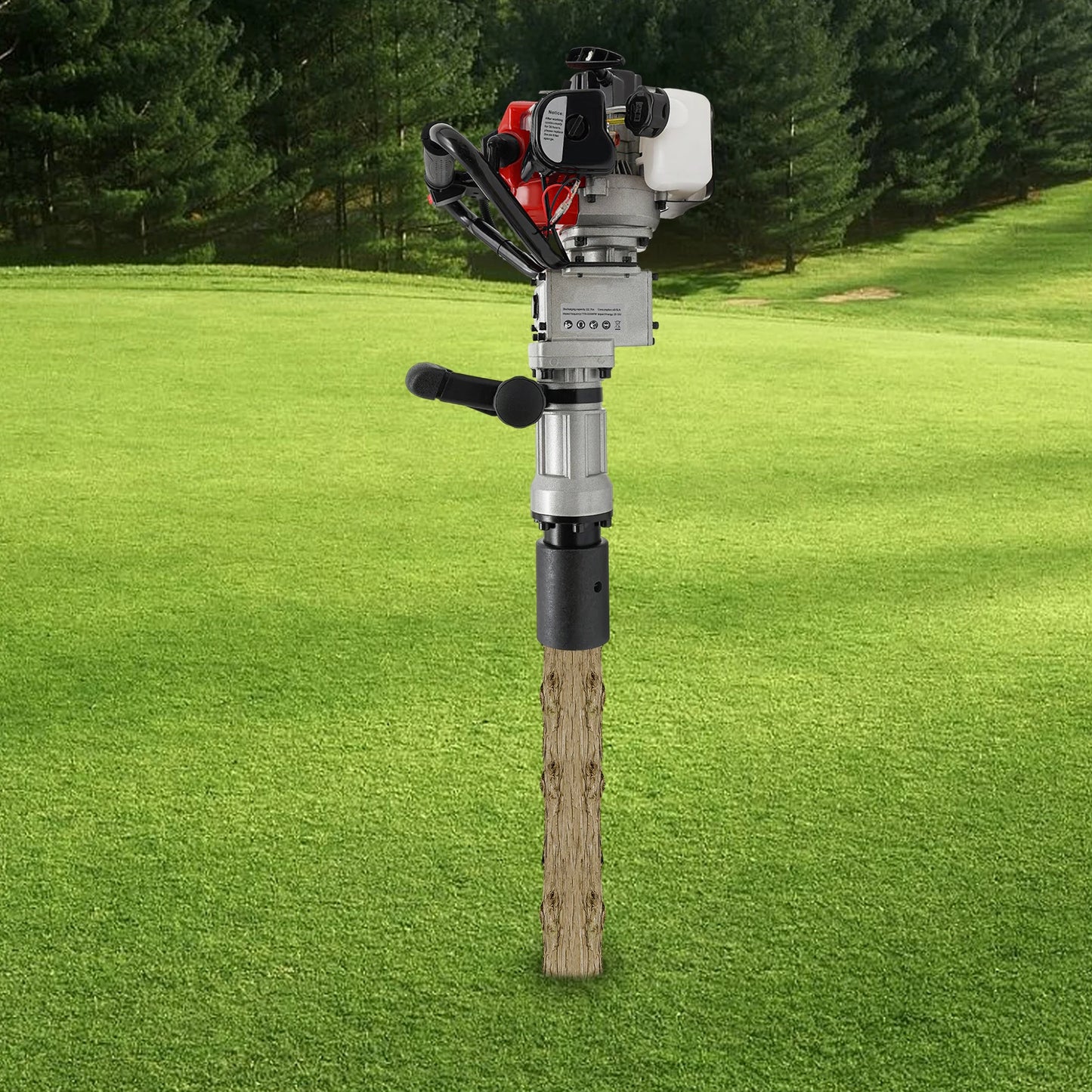 Gas-Powered Post Driver Speed Single Cylinder Gasoline Piling Engine