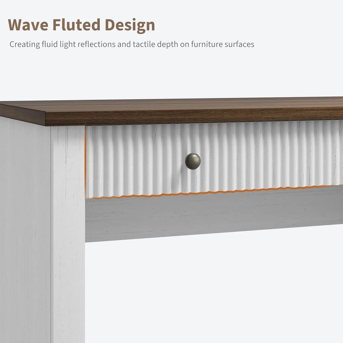 Modern Executive Desk with Charging Station