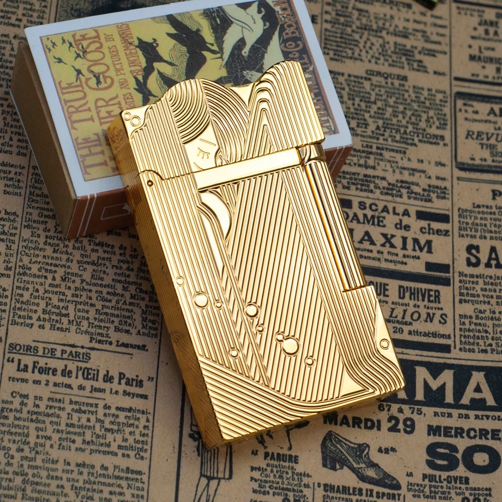 Lighter - Sleeping Mermaid Engraved