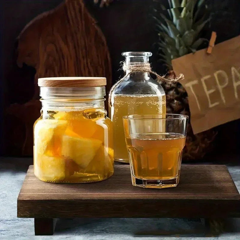 Bathroom Decor Wood Tray Pedestal Stand