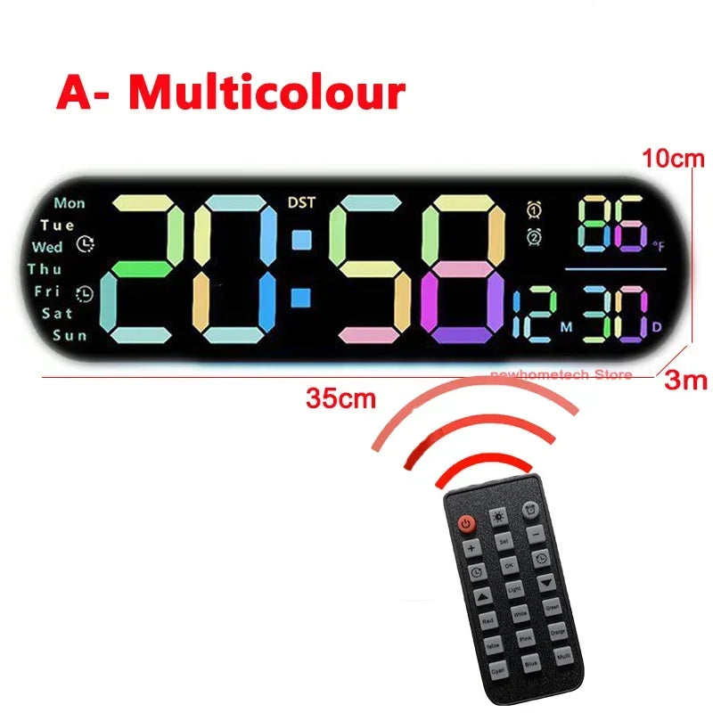 Decoration Remote Control Clock
