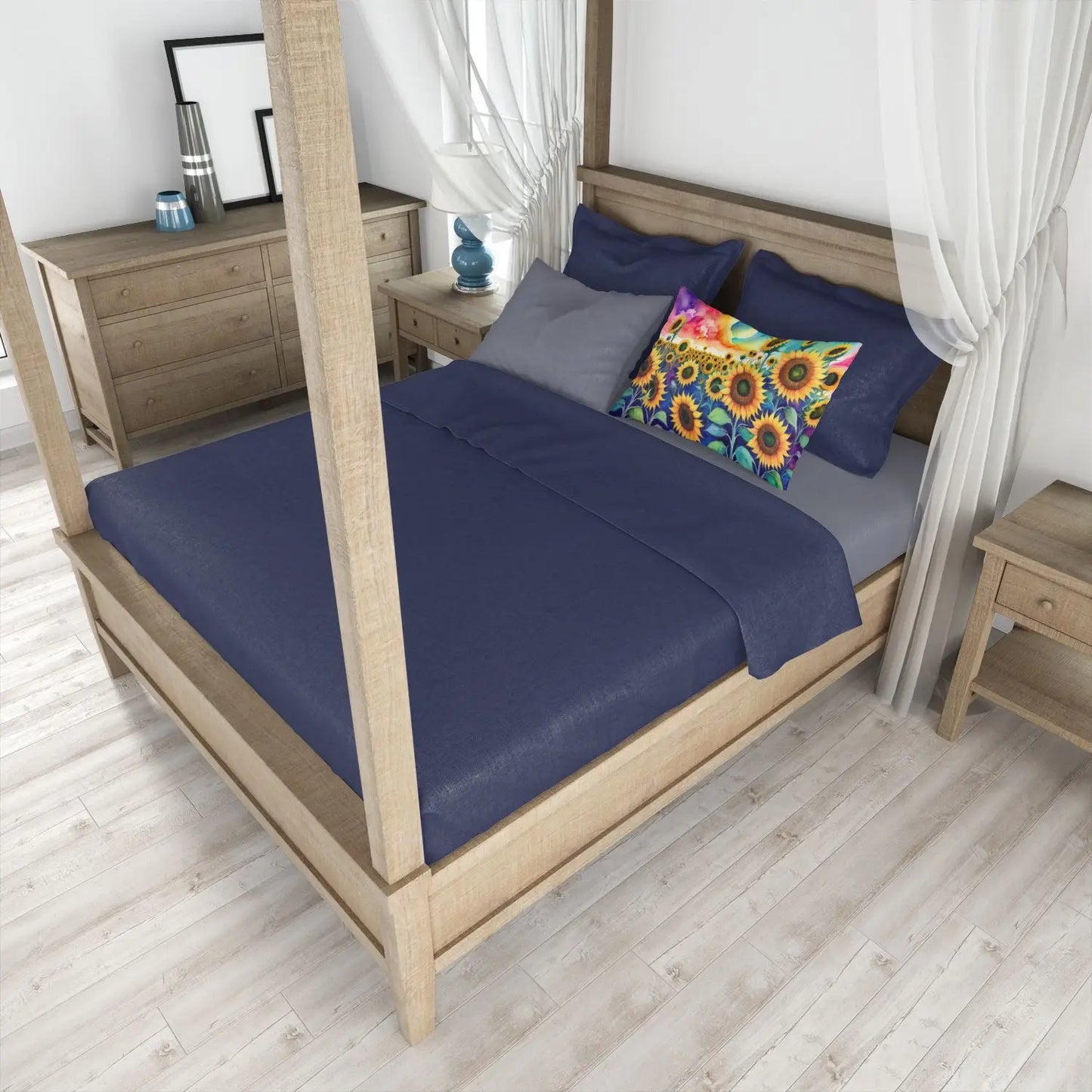 Sunflowers in Color Standard Pillowcase