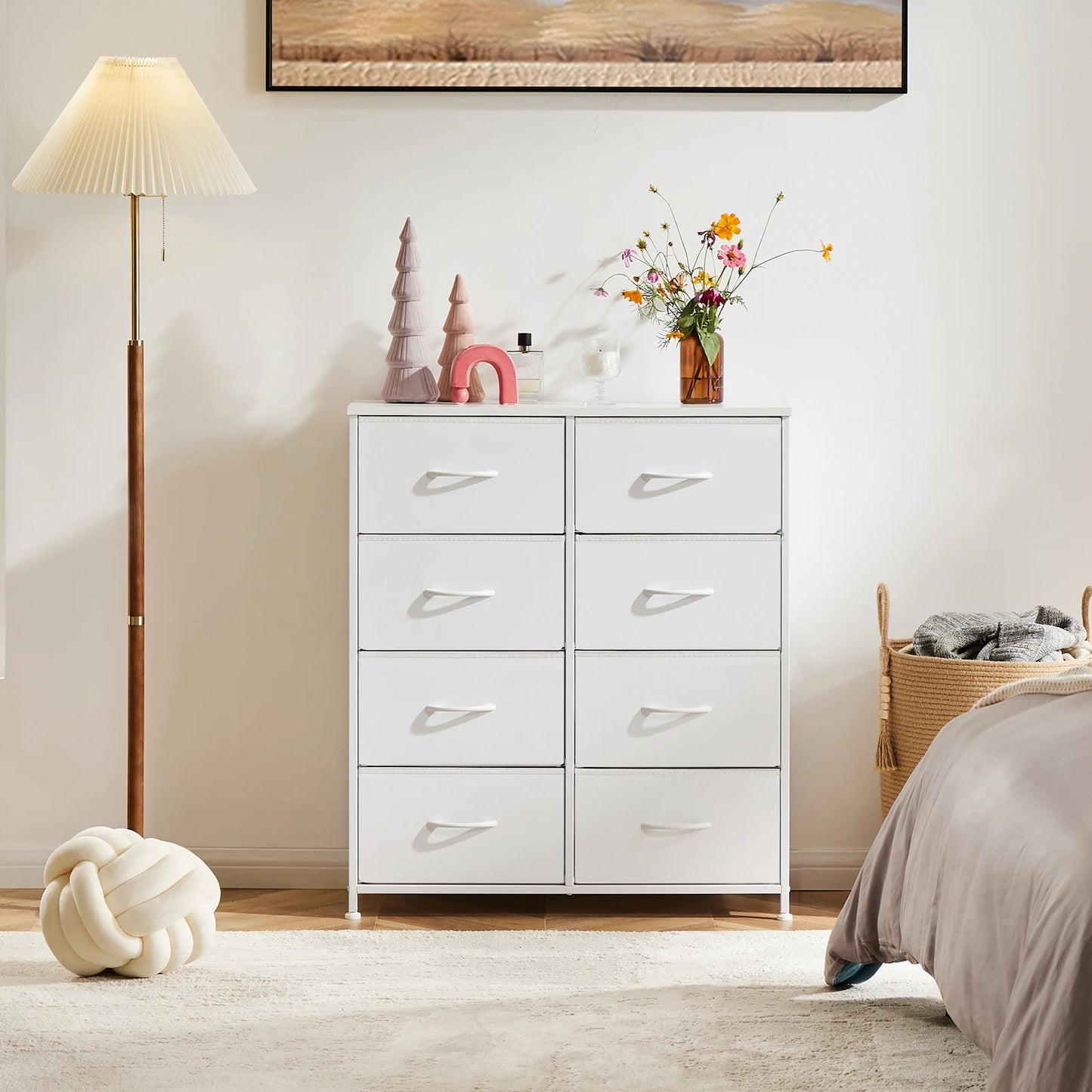 Fabric Cabinet Table Storage