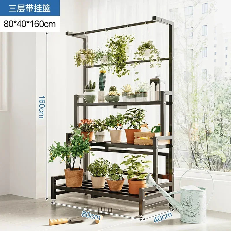 Universal Outdoor Metal Square Plant Rack