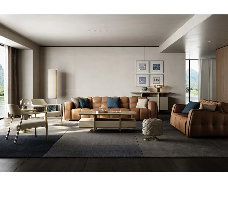 Elegant Romantic Comfortable Light Luxury Living Room Sofa Furniture