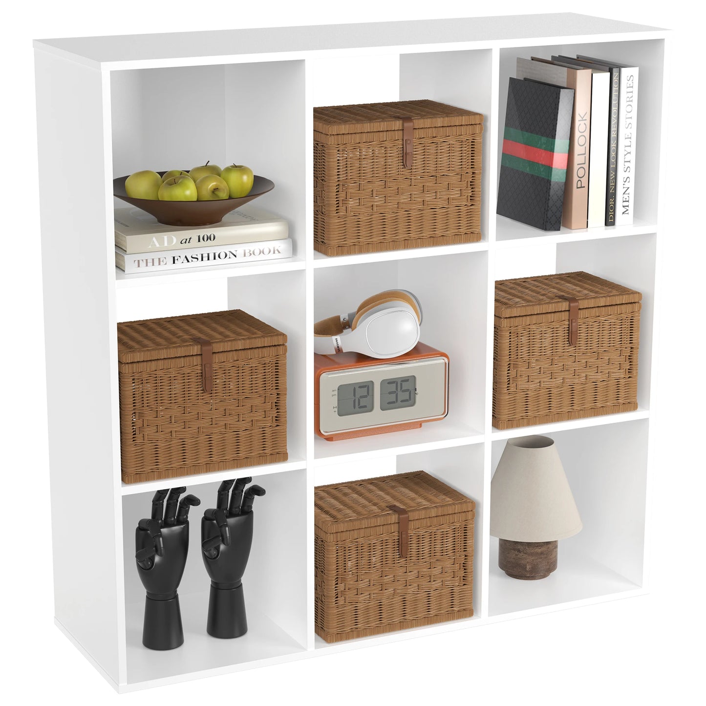 Wooden Cube Storage Organizer