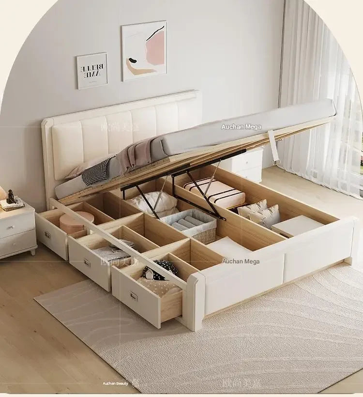 Solid Wood Modern Girl Bed