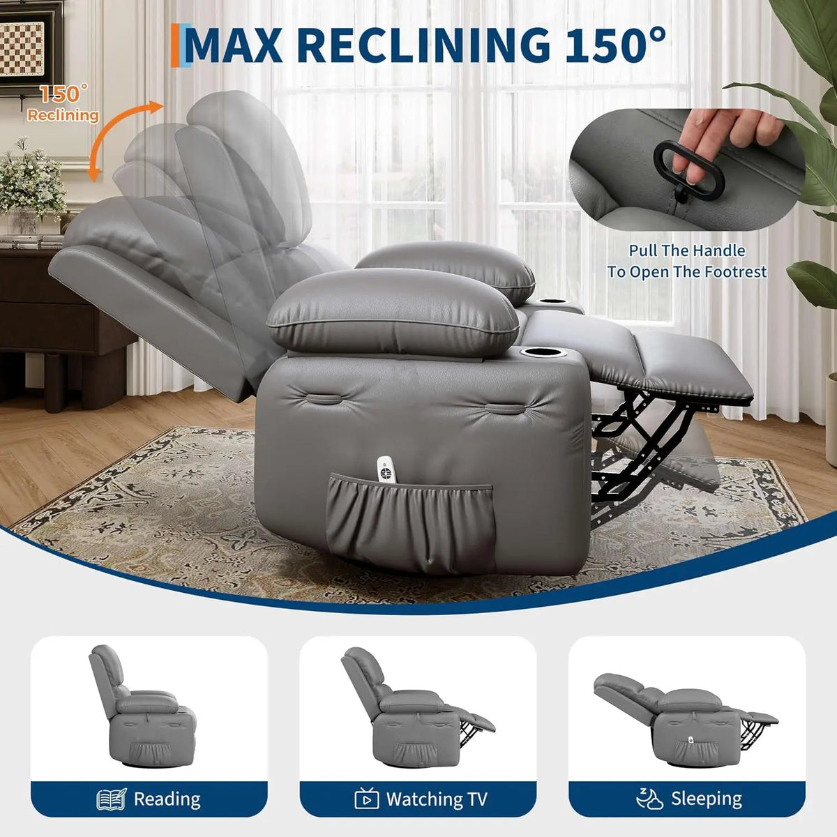 Swivel Rocker Recliner Chair