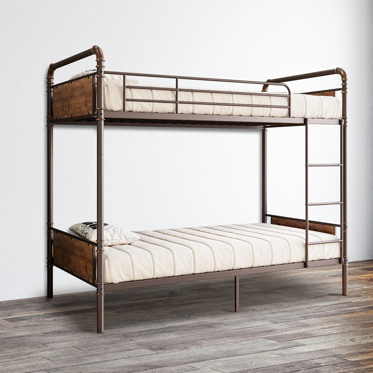 Twin Over Twin Metal Bunk Bed Frame