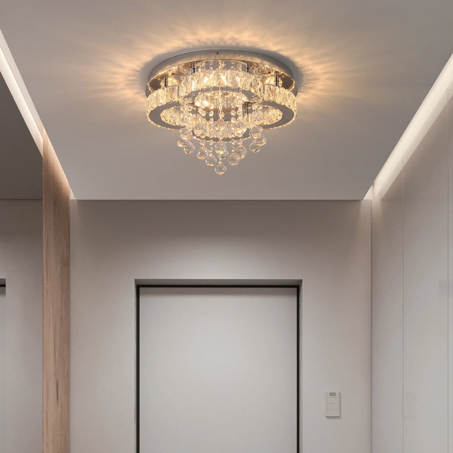 Crystal Chandelier Luxury Pendant Ceiling Lamp