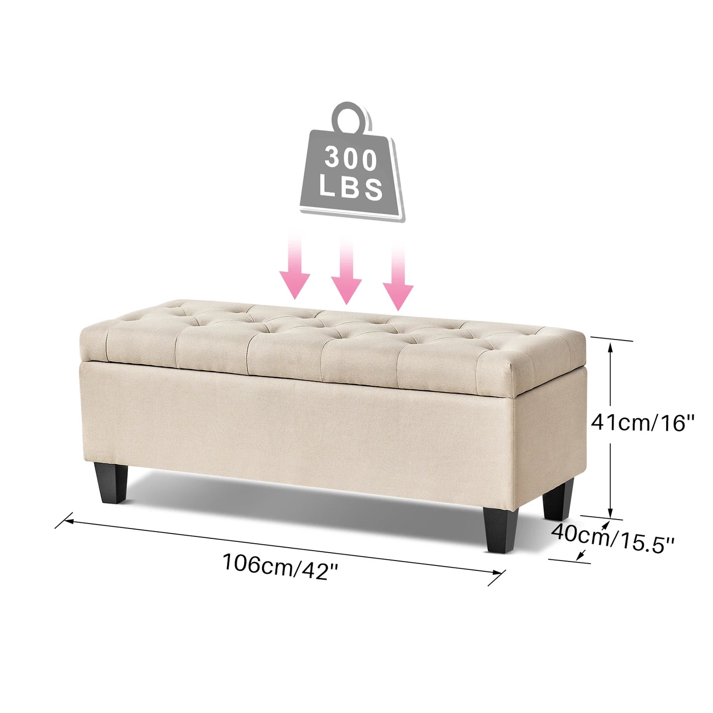 Storage Ottoman Bench