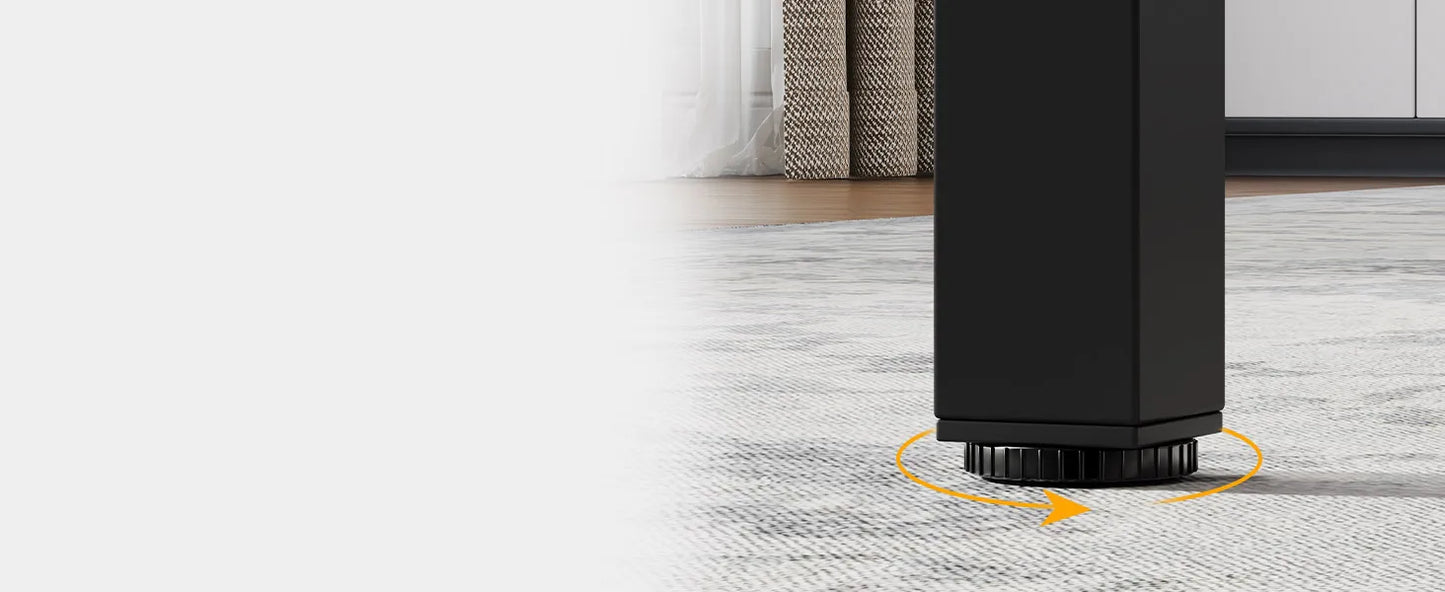 Computer Desk - Double Long Desk with Drawers