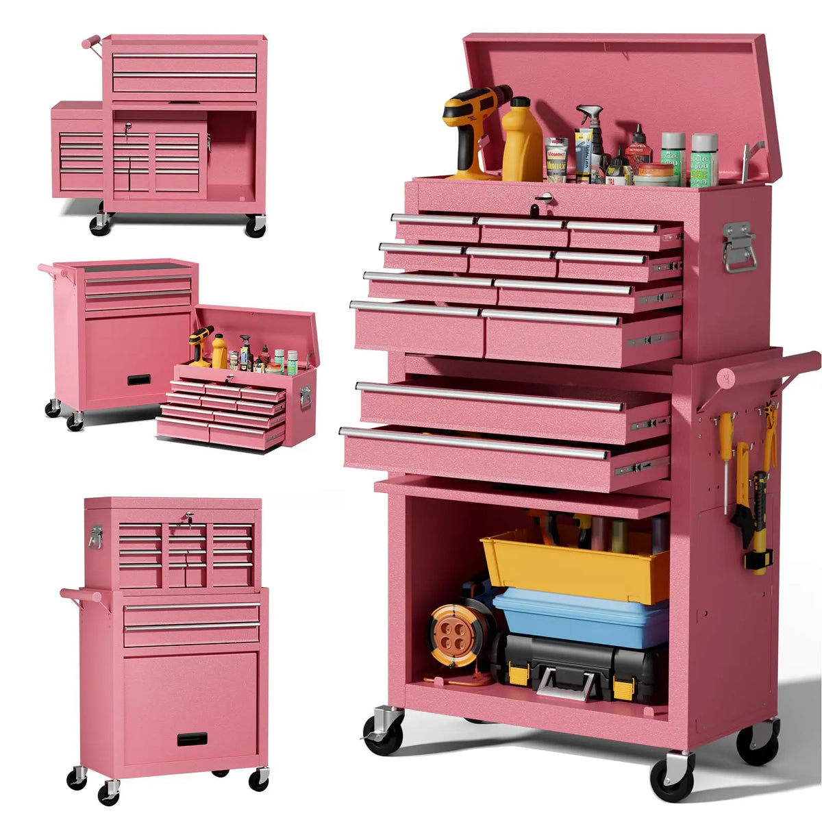Heavy Duty Rolling Tool Chest with Wheels