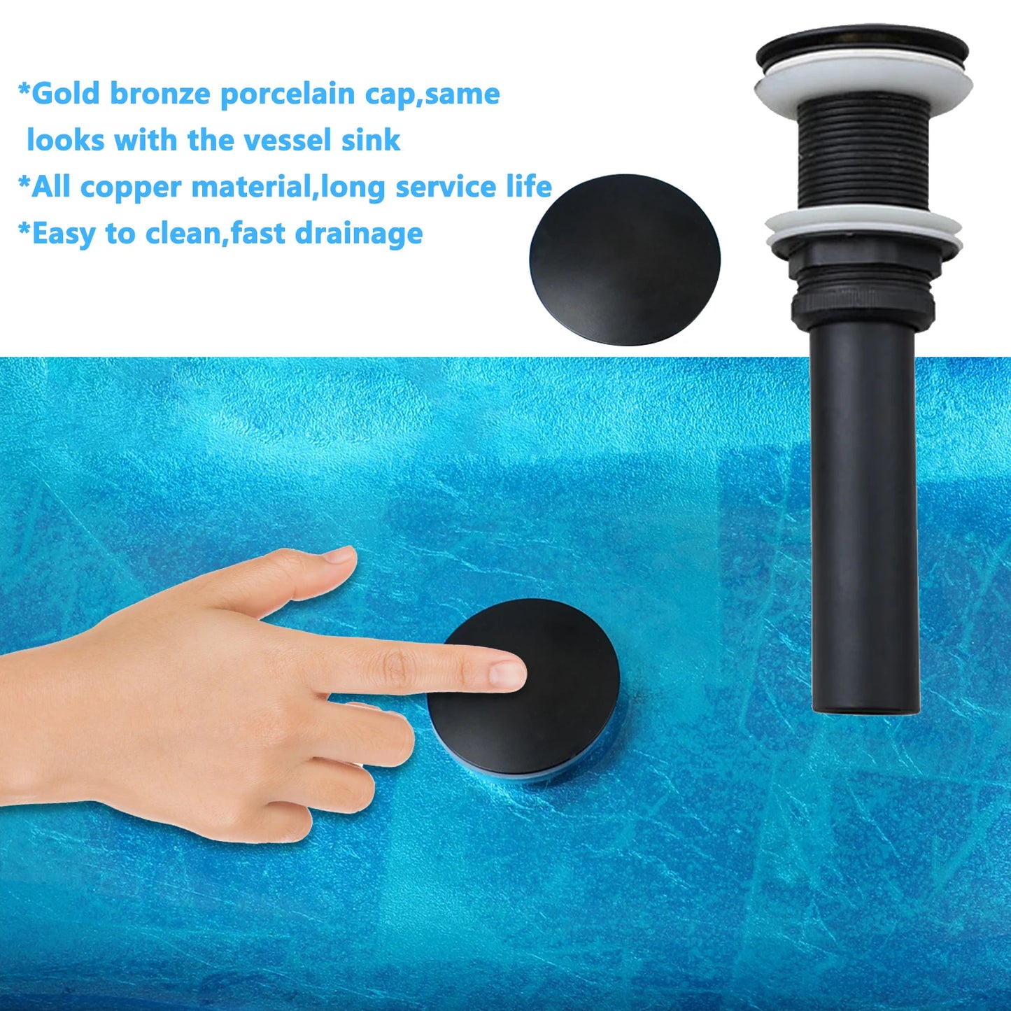 Big Tempered Glass Basin Sink