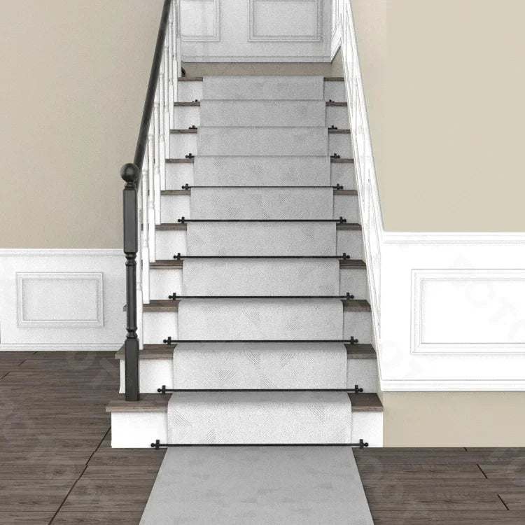 Stair Carpet Runner Rod Set