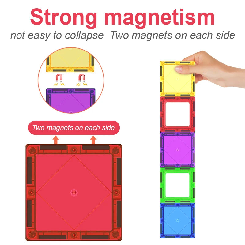 Romboss Magnetic Montessori Educational Building Blocks