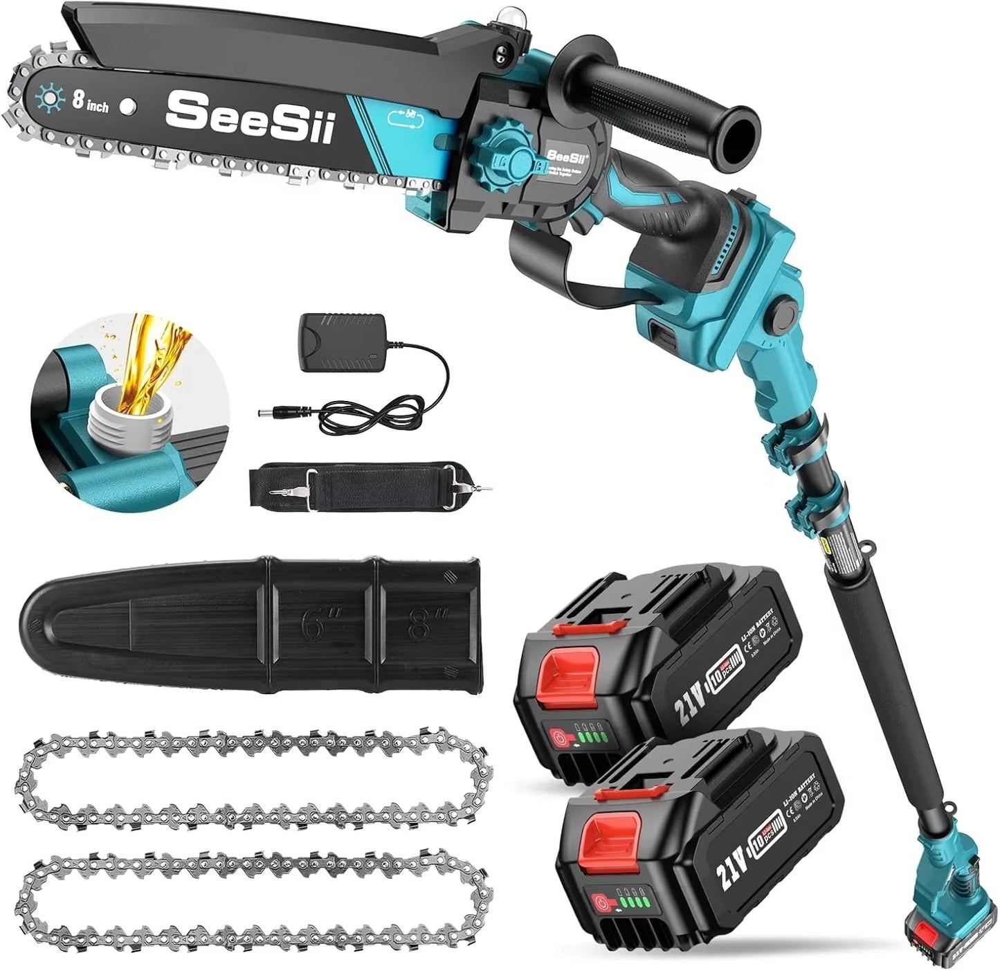 Cordless Electric Saws with Pole Tool