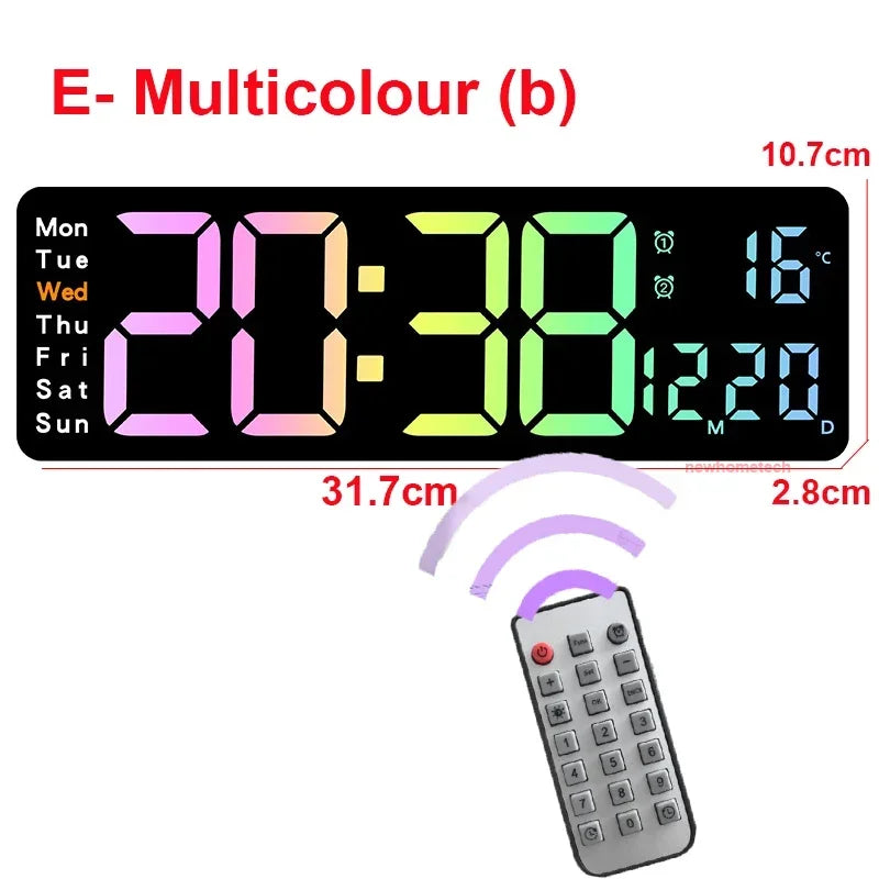 Decoration Remote Control Clock