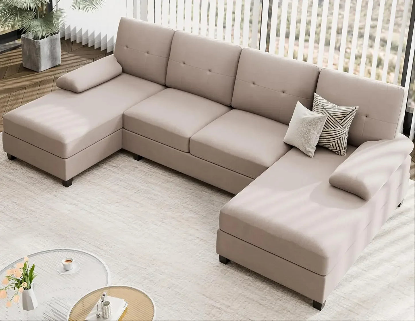 U-Shaped, Sectional Couches