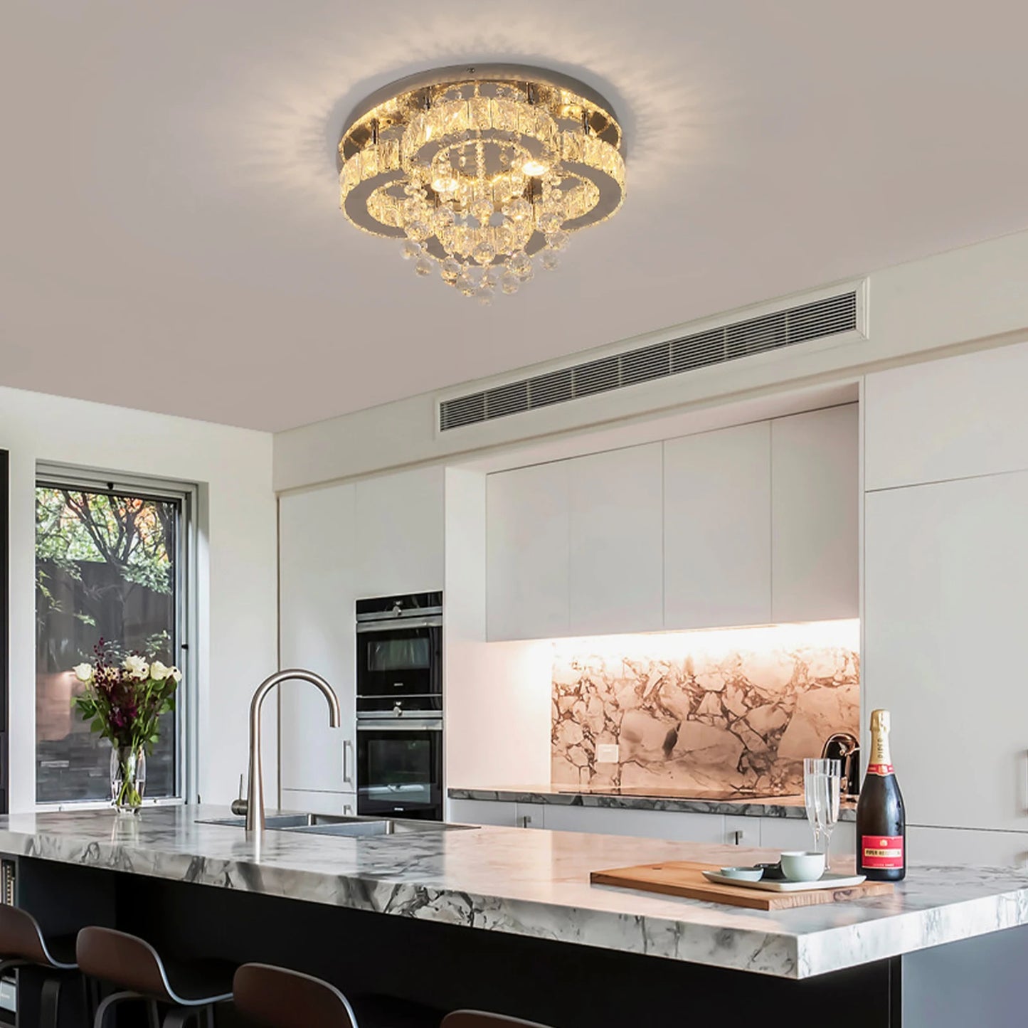 Crystal Chandelier Luxury Pendant Ceiling Lamp