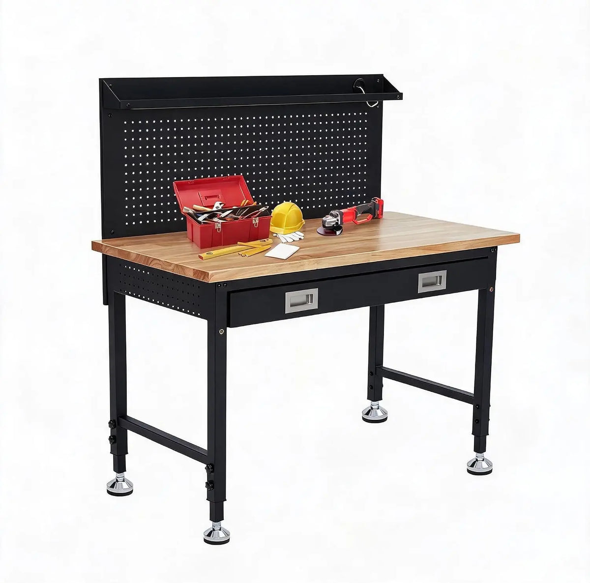 Heavy-Duty Adjustable Workbench