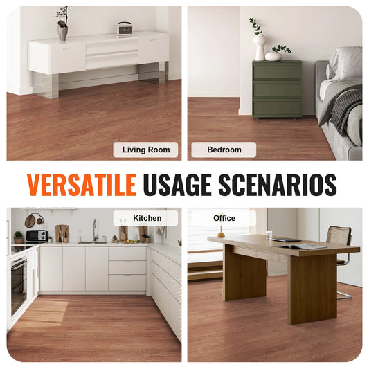 Self Adhesive Vinyl Floor - Thick Peel & Stick DIY Flooring