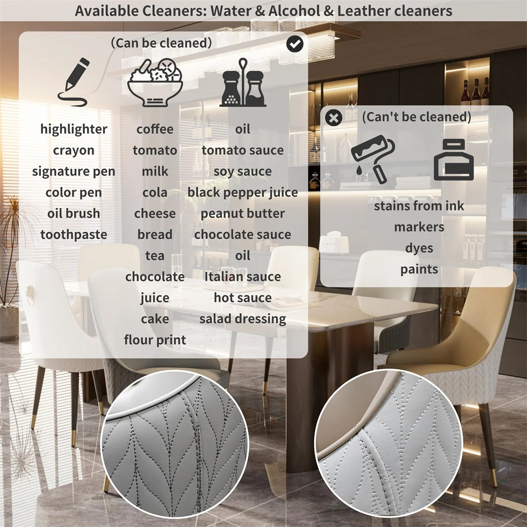 Luxury Microfiber Leather Leisure Chairs with Lion Knocker