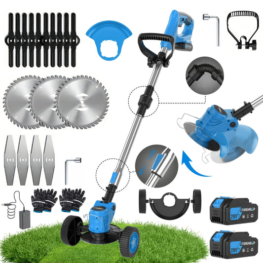 Cordless Weed Trimmer & Lawn Mower