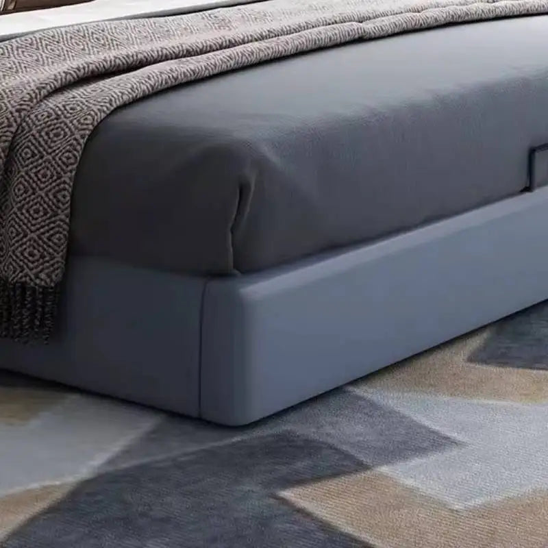 Vintage Navy Blue Heavy Duty Double Bed